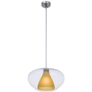 George Kovacs Lighting Soft 1 - Light Pendant in  Chrome - 1 of 1