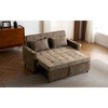 Vynxaria 56.9" Loveseat Sofa Bed with USB Ports & Adjustable Backrest - Comfort Meets Convenience - 4 of 4