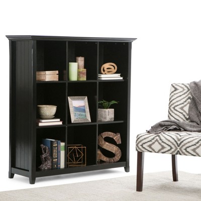 NicBex Bookcases for Living Room Modern 44" H 8 Multi Sized Cube Bookcase Storage Wood Bookshelves with Tapered Legs for Office Home
