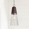 Capital Lighting Connor 1 - Light Pendant in  Black Wash/Matte Nickel - 3 of 4