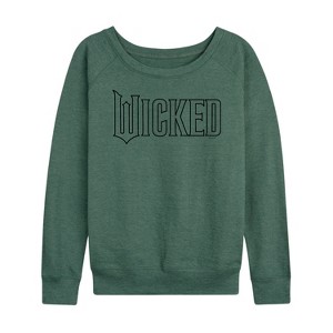 Women's - Wicked - Outline Logo Lightweight French Terry Slouchy - 1 of 4