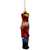 Northlight 5" Shiny Red Nutcracker Soldier Hanging Glass Christmas Ornament - image 4 of 4