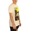 Elevenparis Mens Mona Lisa Smiley Graphic T-Shirt, White, Large - 2 of 4