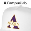 Gender Neutral Official AS University Primary Logo Foam Snapback Trucker Hat - for Men and Women White White One Size - 4 of 4