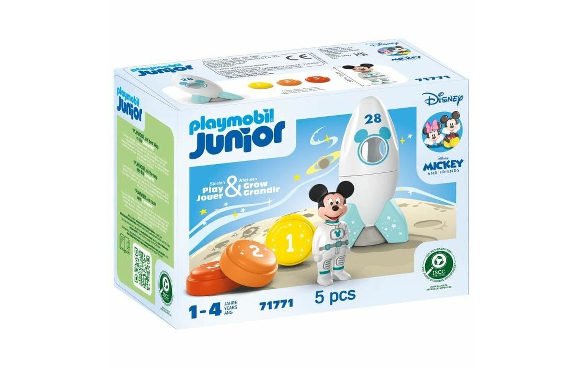 Playmobil JUNIOR & Disney - Mickey Mouse's Rocket Space Adventure 71771 5pcs