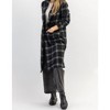 Women's LONDON CALLING PLAID TRENCH COAT - dee elly - 2 of 3