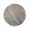 GDFStudio Lenka Industrial Faux Wood Round Coffee Table, Gray/Black - 4 of 4
