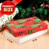 Joyfy 12 Pack Christmas Shirt Gift Boxes, Large Robe Boxes with Lids, Decorative Box for Holiday & Wedding Wrapping Decor (14"x9.5") - 4 of 4