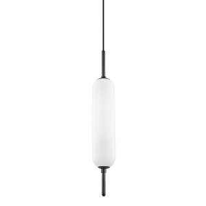 Mitzi Miley 1 - Light Pendant in  Old Bronze Opal Shiny Shade - 1 of 1