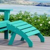 WestinTrends Dylan Outdoor Patio HDPE Adirondack Ottoman Footrest - 2 of 4