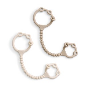 Itzy Ritzy Beaded Toy Straps - 2pk: Silicone, BPA-Free, Pacifier