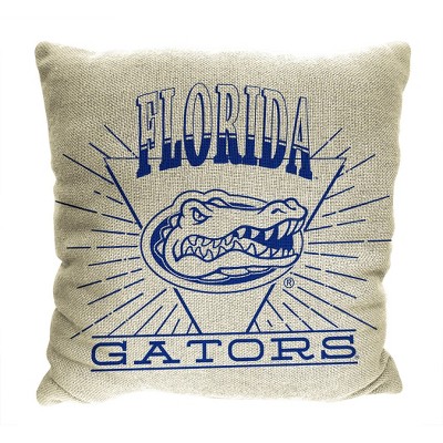 NCAA Florida Gators 26 x 26 Woven Tapestry Pillow