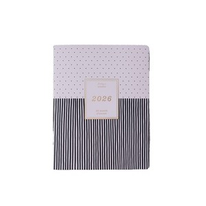 FRINGE Studio 2026 Monthly Planner Oct 2025 to Dec 2026 11"x8.5" Pretty Patterns Paperback Black/White - 1 of 4