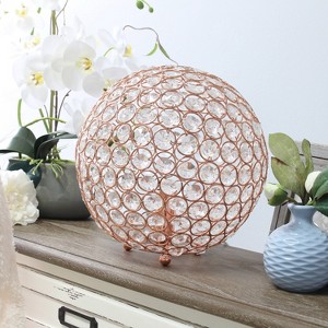 10" Elipse Crystal Ball Sequin Table Lamp - Elegant Designs - 1 of 4