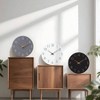 12 Inch Black Wall Clock Silent Non Ticking Modern Minimalist Decorative Clock for Kitchen Bedroom Home Office Bathroom - 4 of 4