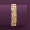 Ross-Simons 18kt Gold Over Sterling 3-Row Byzantine Bracelet - 3 of 4