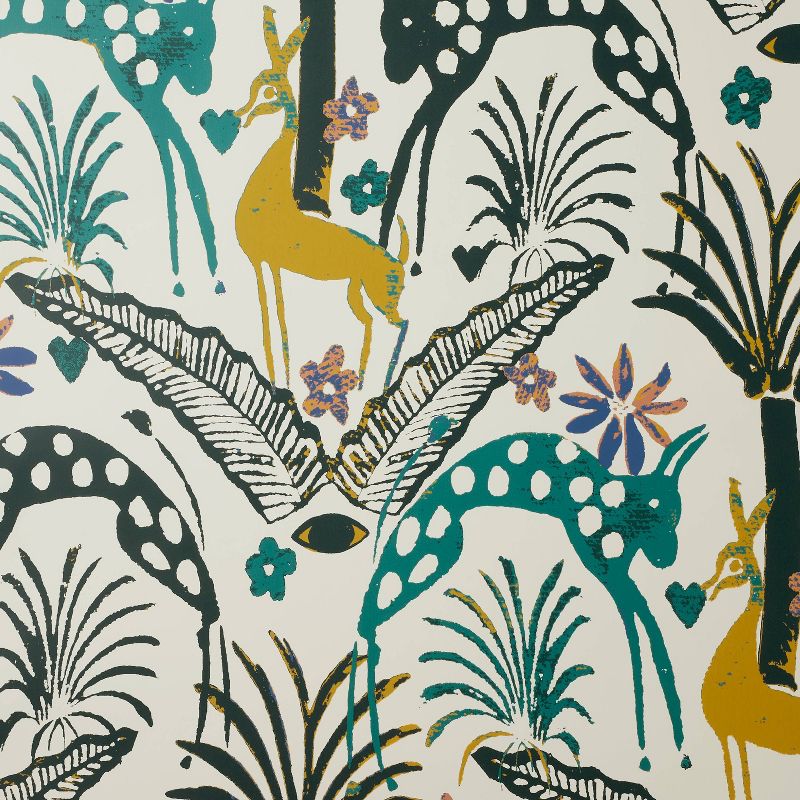 Fiesta Animals Peel and Stick Wallpaper Cream - Opalhouse&#8482; designed with Jungalow&#8482;, 4 of 10