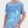 Boys' Stitch Graphic Short Sleeve T-Shirt - Blue - 2 of 4