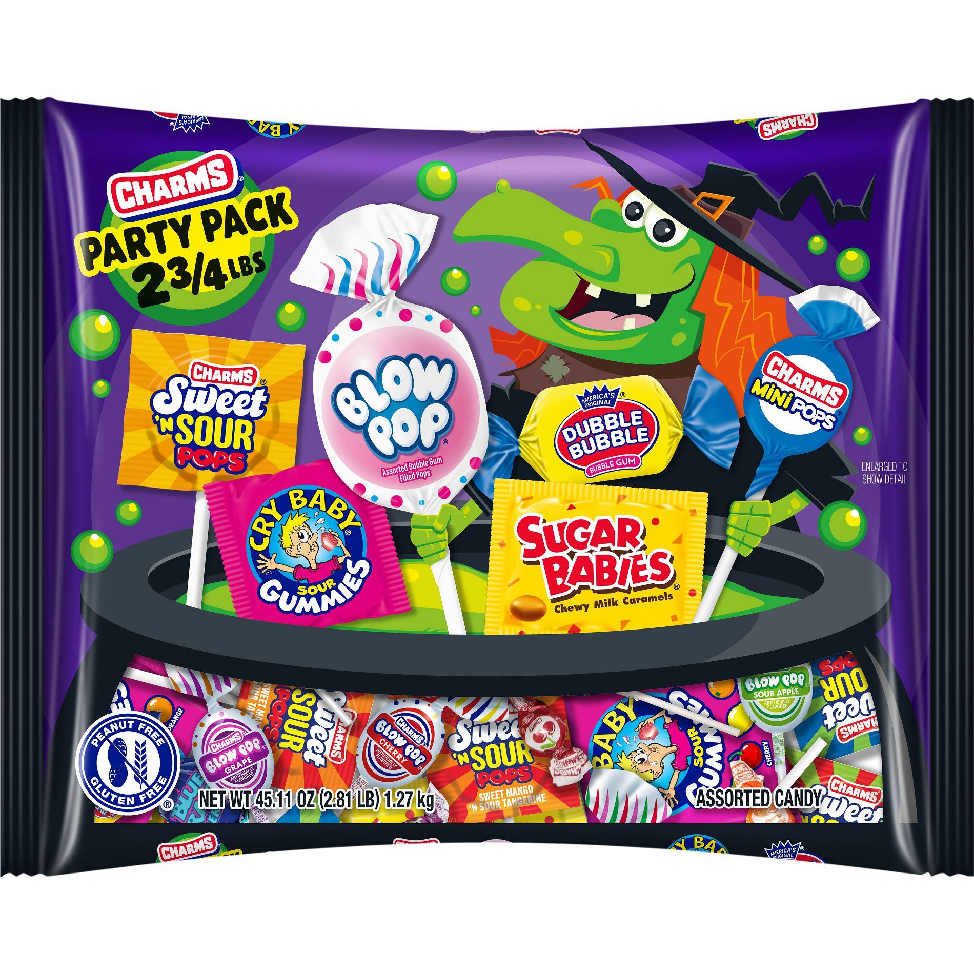 Charms Halloween Candy Carnival Candy Variety Pack - 45.11oz