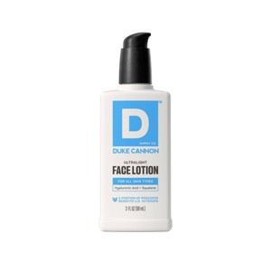 Duke Cannon Supply Co. Ultralight Face Lotion - 3oz: Hydrating