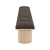 Meridian Furniture,Pavilion Boucle Fabric Bench - 3 of 4
