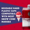 [6 Pack] Plastic Reusable Snow Cone Cups for Your Snow Cone Maker - No Leak - 6 oz - 2 of 4