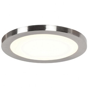 Access Lighting Disc 1 - Light Flush Mount in  Brushed Steel - 1 of 1