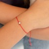 Girls' Tiny Clear Round CZ Bracelet 14k Gold - In Season Jewelry - 3 of 4
