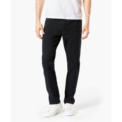 Dockers Men's Slim Fit All Seasons Tech 5-pocket Pants - Black 36x30 :