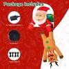 Swtroom 7FT Hanging Christmas Inflatables Decorations, Santa Claus and Reindeer Xmas Decor with LED Lights for Beam Roof Tree Indoor Home Party - 3 of 4