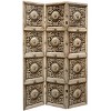 6" Double Sided Stone Doorway Canvas Room Divider Gray - Oriental Furniture: High Resolution Print, No Assembly, Adjustable Panels - 3 of 4