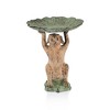 SPI Home Rabbit Birdbath – 16.5-Inch Cast Aluminum Outdoor Bird Bath with Nature-Inspired Design and Antique Bronze Finish - 3 of 4
