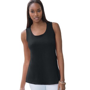 Jessica London Scoop-Neck Sweater Tank - 1 of 4