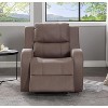 Manual Recliner Chairs for Adults, Small Recliners for Small Spaces, Fabric Recliner Chair, Single Sofa Living Room Chair for RV - 3 of 4