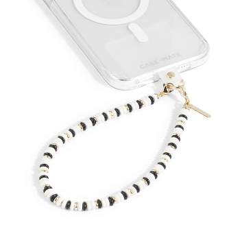 Phone Charm Beads Strap Chain Detachable Phone Lanyard with Phone Lanyard  Tab