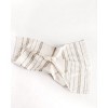 Slickblue Cotton Tea Towel, 16 x 25 Inch Handwoven Kitchen Towel with Striped Design in Stone, Navy or Beige - 2 of 3