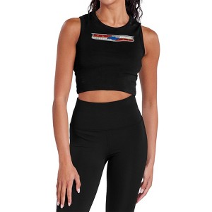 Women's Chevrolet 56 Bel Air Emblem Sleeveless Crop Top Tank - 1 of 4