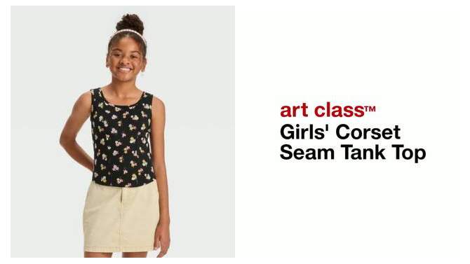 Girls' Corset Seam Tank Top - art class™, 2 of 5, play video