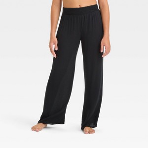 Girls' Solid Cover Up Pants - art class™ - 1 of 3