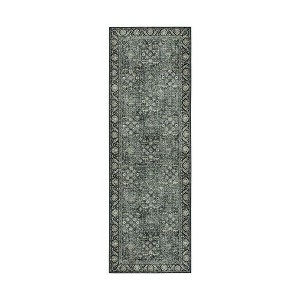 Lahome Grasso Vintage Machine Washable Area Rug-Soft Carpet for Living Room, Bedroom, or Office - 1 of 4