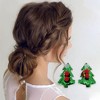 Unique Bargains Christmas Tree Hair Clips for Christmas 2.17"x1.18"x3.1" 1 Pair - 2 of 4