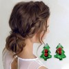 Unique Bargains Christmas Tree Hair Clips for Christmas 2.17"x1.18"x3.1" 1 Pair - image 2 of 4