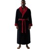 ADR Men's Robe, Plush Fleece Hooded Bathrobe Man, Long Warm Cozy Bath Robe Man - 3 of 3