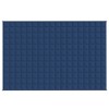 vidaXL Weighted Blanket Blue 53.9"x78.7" 22 lb Fabric - 3 of 4