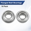 Unique Bargains Durable Chrome Steel Flanged Ball Bearing 10 4mm x 8mm x 3mm - 4 of 4