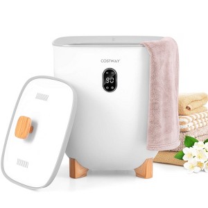 Costway Towel Warmer for Bathroom with 2 Heat Levels Timer Auto Shut off Towel Heater - 1 of 4