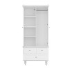 Famapy White Wardrobe with Mirror-Door: Traditional Elegance Meets Contemporary Functionality - 4 of 4