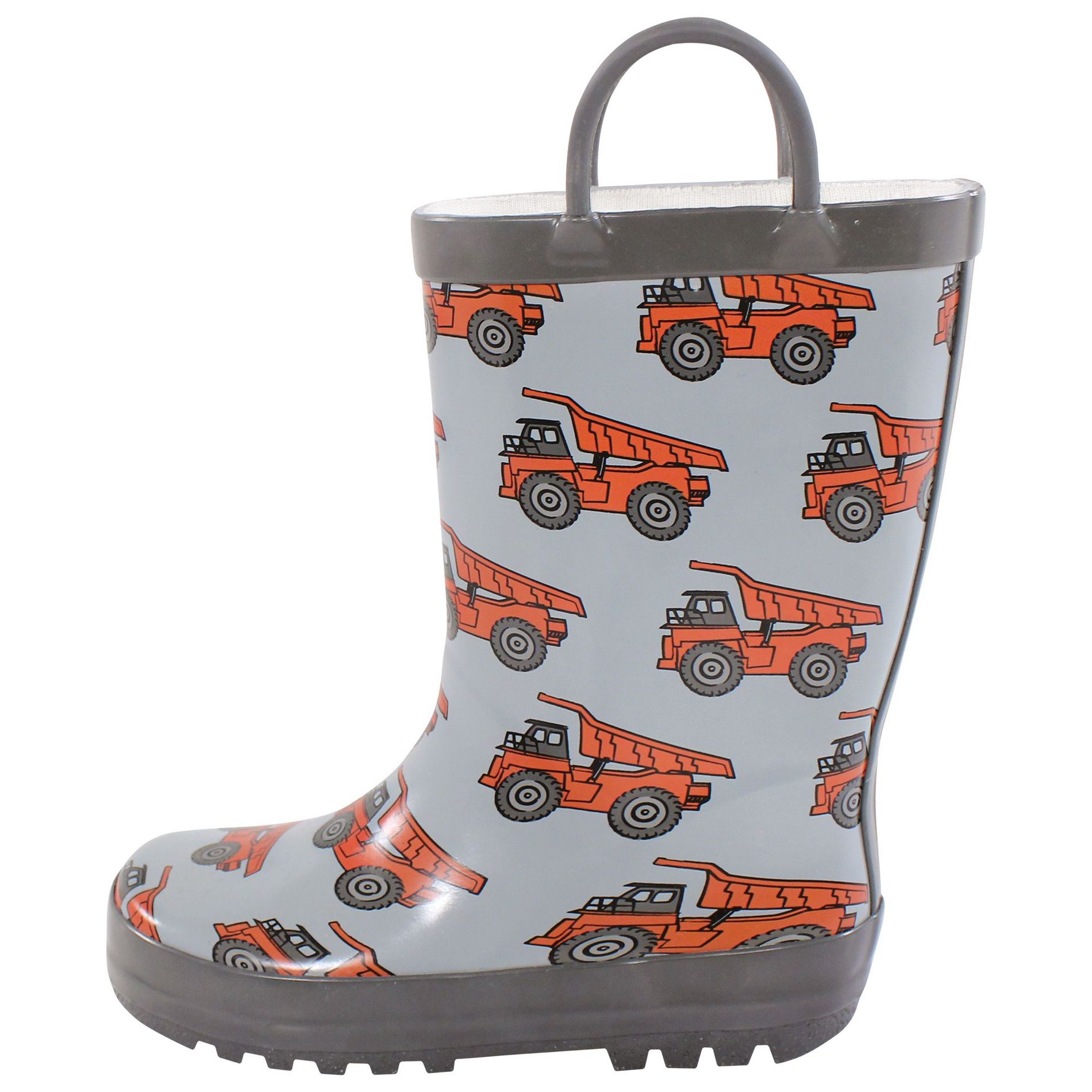 Hudson Baby Boys Rain Boots, Dump Truck