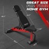 ER KANG Smith Machine, 2200lbs Squat Rack with LAT-Pull Down System & Cable Crossover Machine, Training Equipment with Leg Hold-Down Attachment - 4 of 4