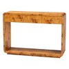 bali & pari Netra Real Burl Wood Console Table Light Mappa Burl - 2 of 4